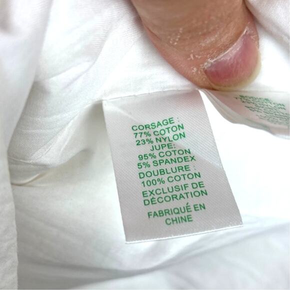 Lilly Pulitzer Women’s 6 White Lace Cotton Lined Sleeveless Mini Shift Dress NEW - Picture 8 of 10